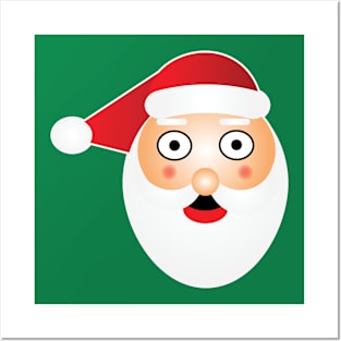 Surprised Santa Posters and Art